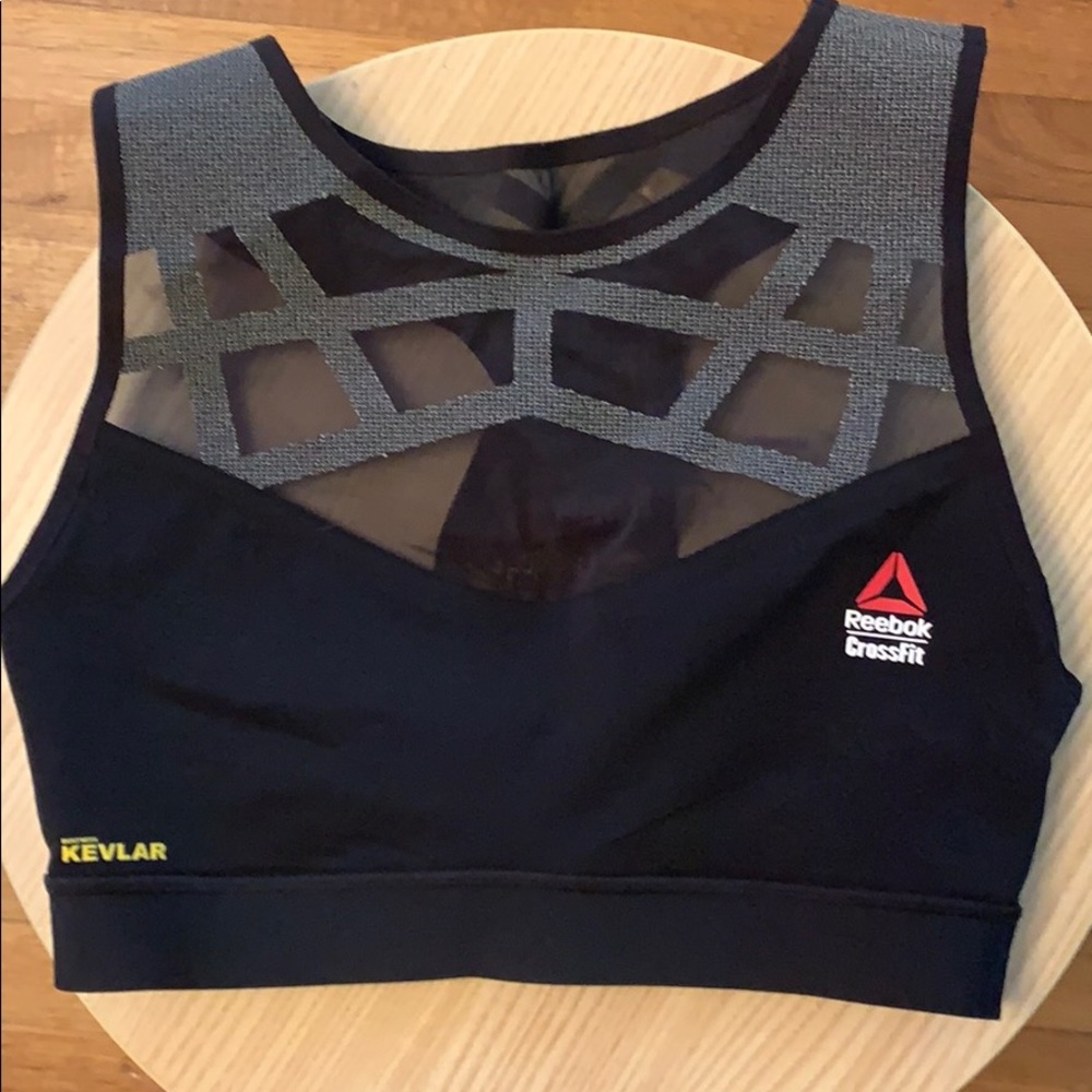 Reebok CrossFit black sport bra size M